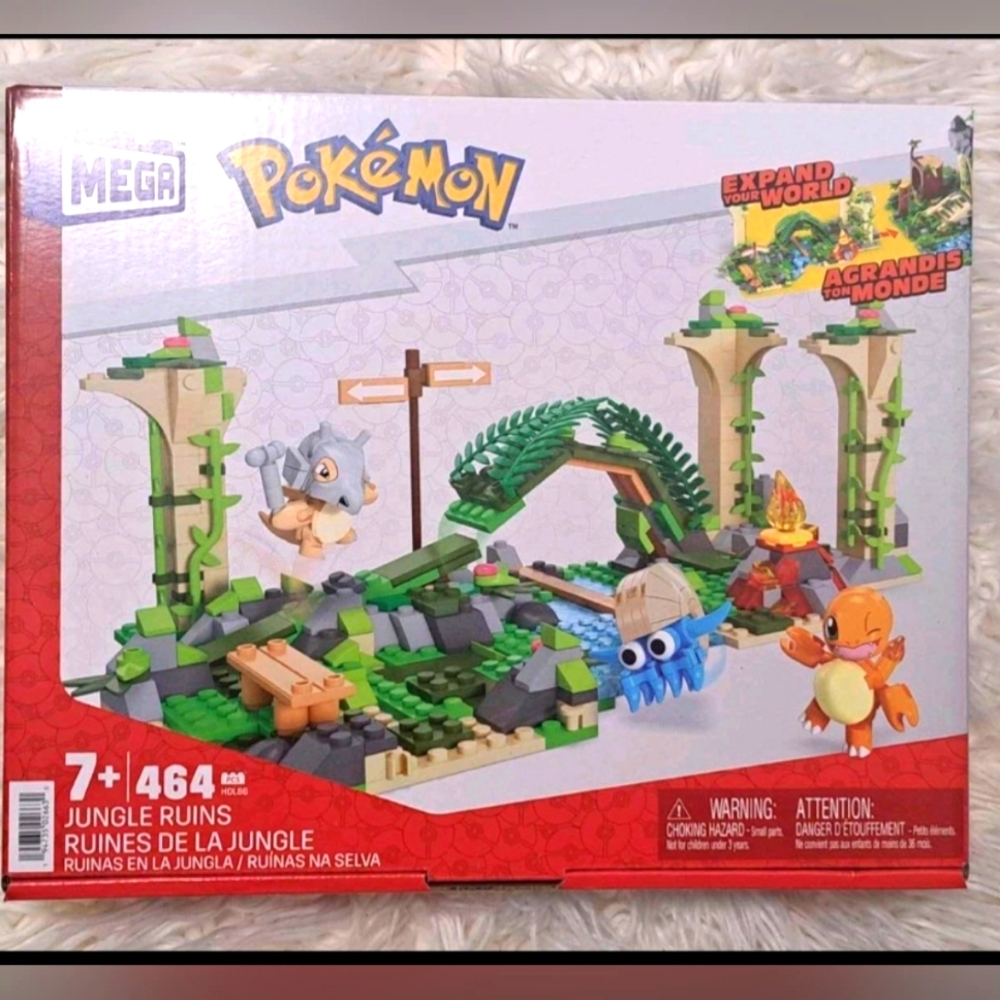 Brand New Mega Pokémon "Jungle Ruins" Lego Building Set